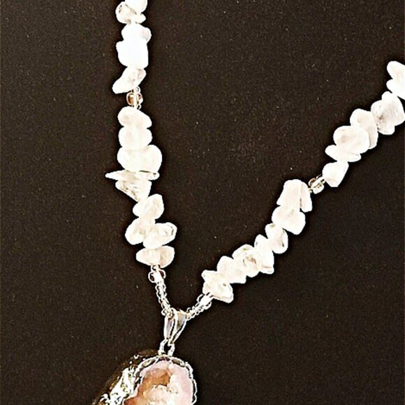 Rose Quartz Jewellery Set - Picture 5 of 7